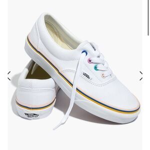 ISO Vans X Madewell Unisex Era Sneakers with Rainbow Grommets